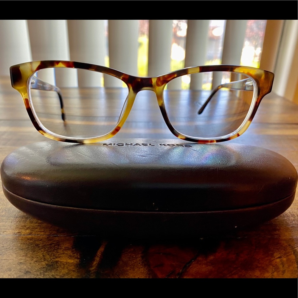 Michael Kors tortoise shell glasses